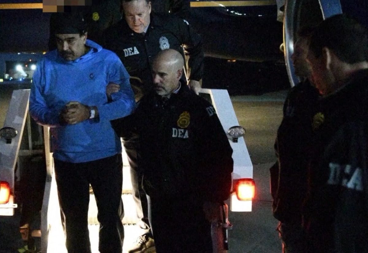 Nicolás Maduro being escorted by the DEA - Public Domain