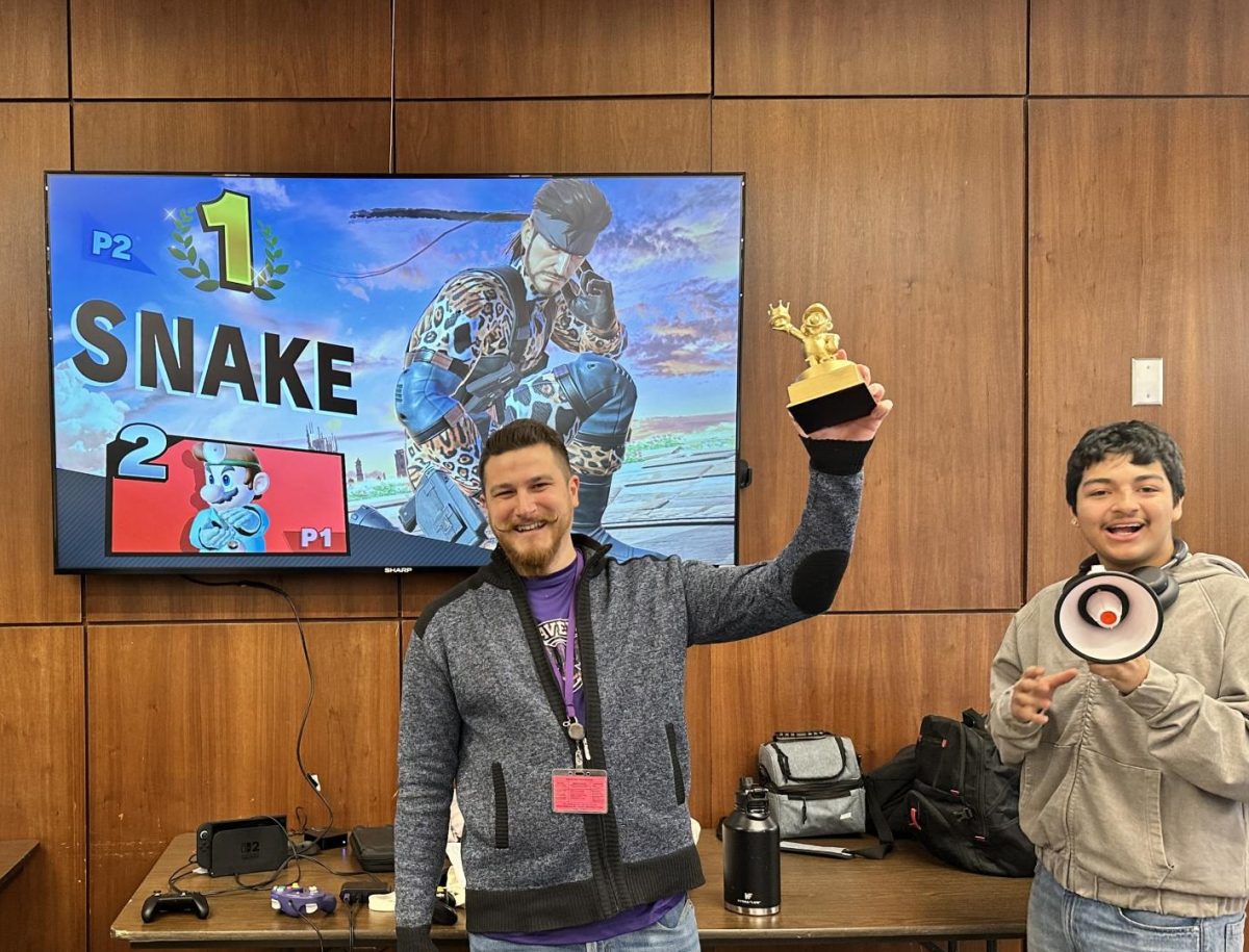 Mr. Gonzalez celebrates his victory